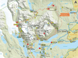 Torres del Paine Kartenausschnitt CONAF